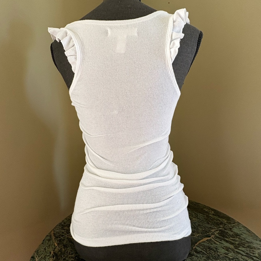 Hollister - Y2K Vintage White Tank Top with Studded Neckline - Size S - Picture 3 of 9